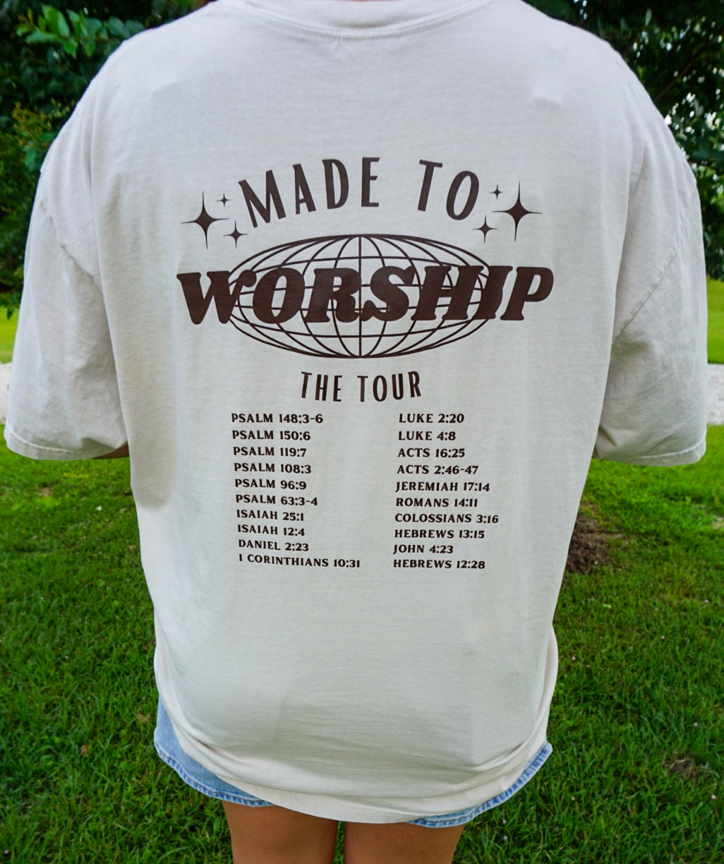 The Made To Worship Tour Tee