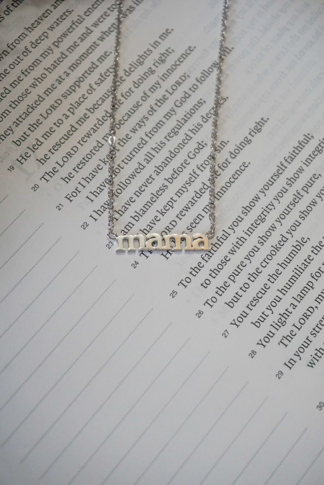 316 Stainless Steel Mama Necklace