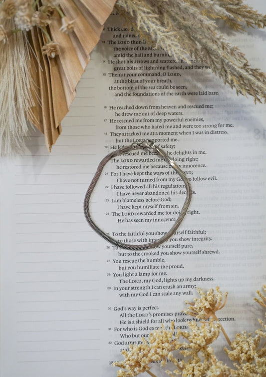 316 Stainless Steel Herringbone Bracelet